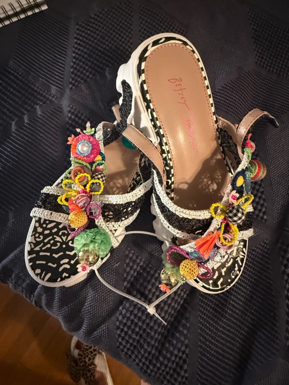 Betsey Johnson Embellished Graysen Platform - Picture 2 of 6